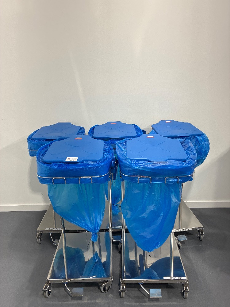 Image of Trash Bag Trolleys X5
